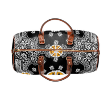 Load image into Gallery viewer, OGP Vintage Black Paiseely  Bag
